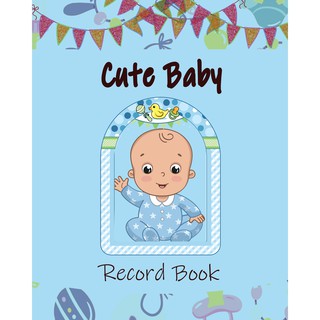 Customized Personalized Baby Record Book Mini Booklet Vaccination Record Health Mini Journal Shopee Philippines