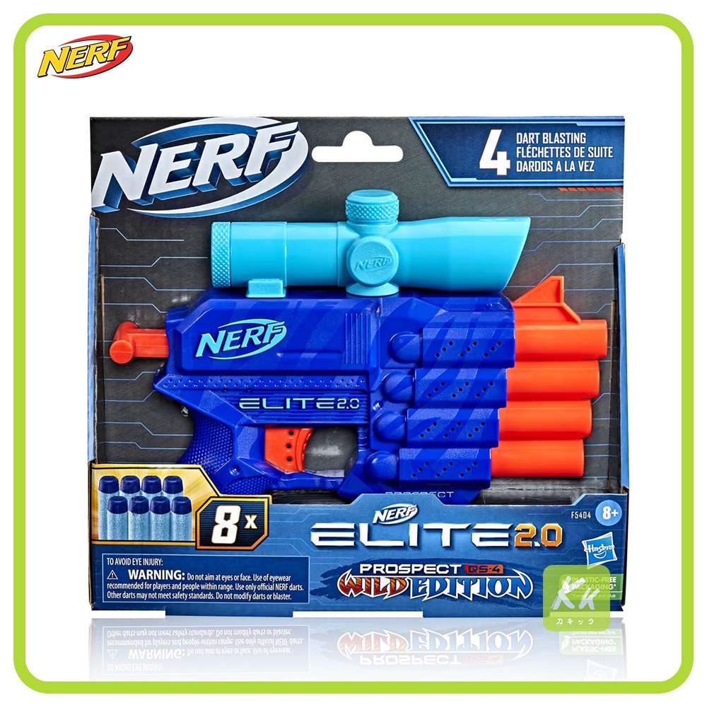 Nerf Elite 2.0 Prospect QS-4 Wild Edition Blaster | Shopee Philippines