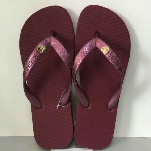havaianas maroon