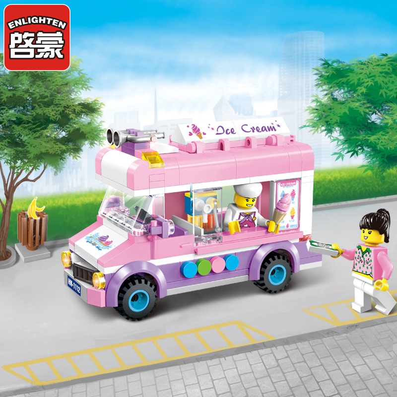 pink ice cream truck toy