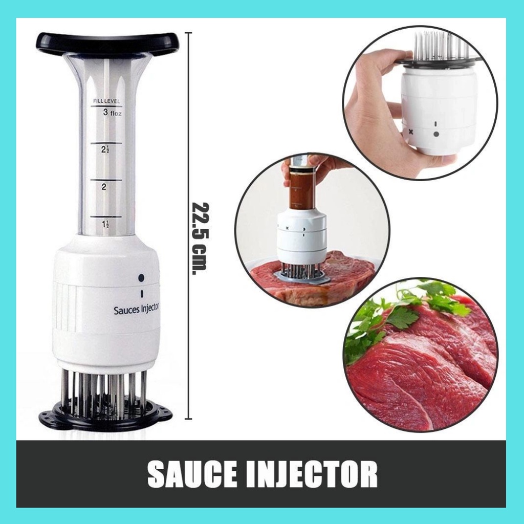 AW&L Shop Sauces Injector Flavor Enhancer Meat Tenderizer Flavor Injector Needle Kitchen Tools
