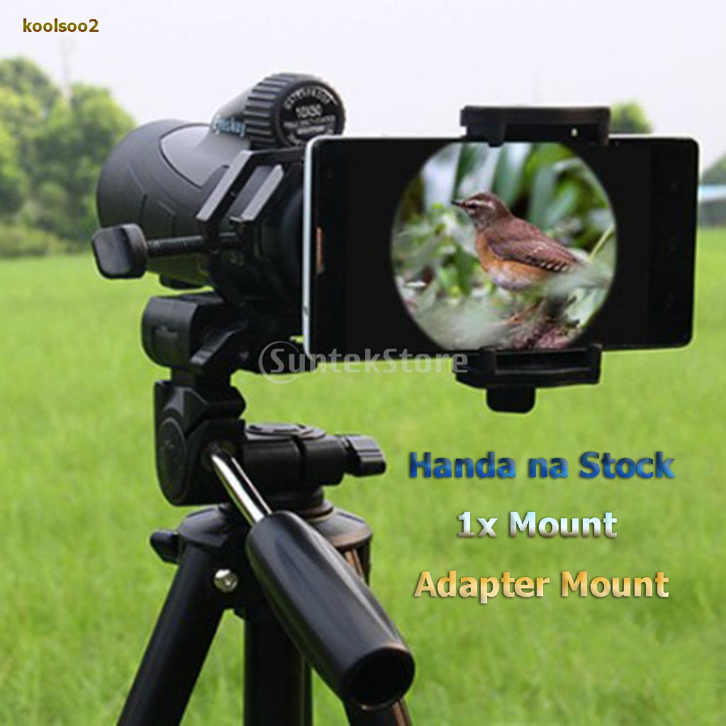 [KOOLSOO2] Phone Telescope Mount Adapter 5.210cm For Binoculars Spotting Scope Holder Shopee