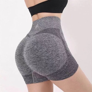 HighWaist sports shorts tight hip-boosting Quick dry breathable fitness training yoga for women 711#