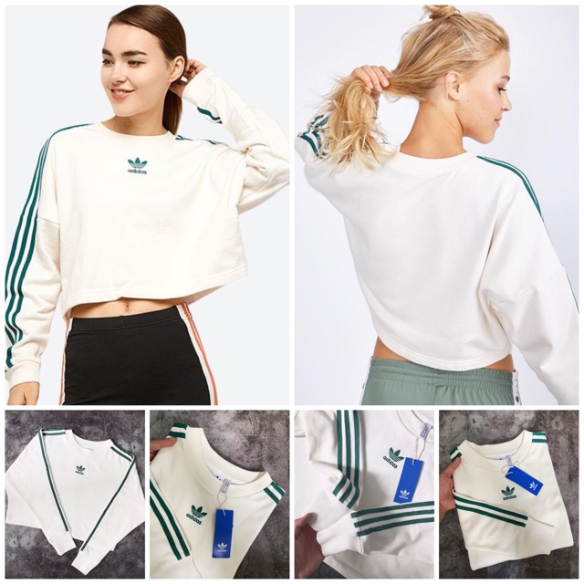 adidas adibreak cropped sweatshirt