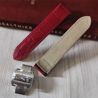 KZE23mm High Quality Italian Cowhide Watch Strap Black Brown Texture Leather Watchband Suitable for #3