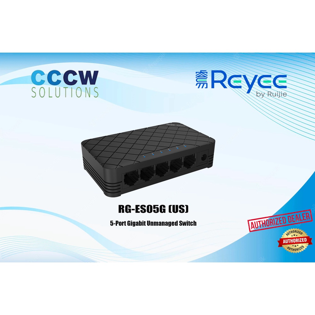 Switch Ruijie Reyee RG-ES05G 5-Port: Thiết bị chuyển mạch chất lượng cao với 5 cổng - Giá ưu đãi 2