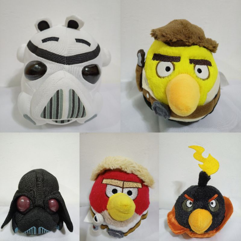 angry birds star wars 2 plush toys