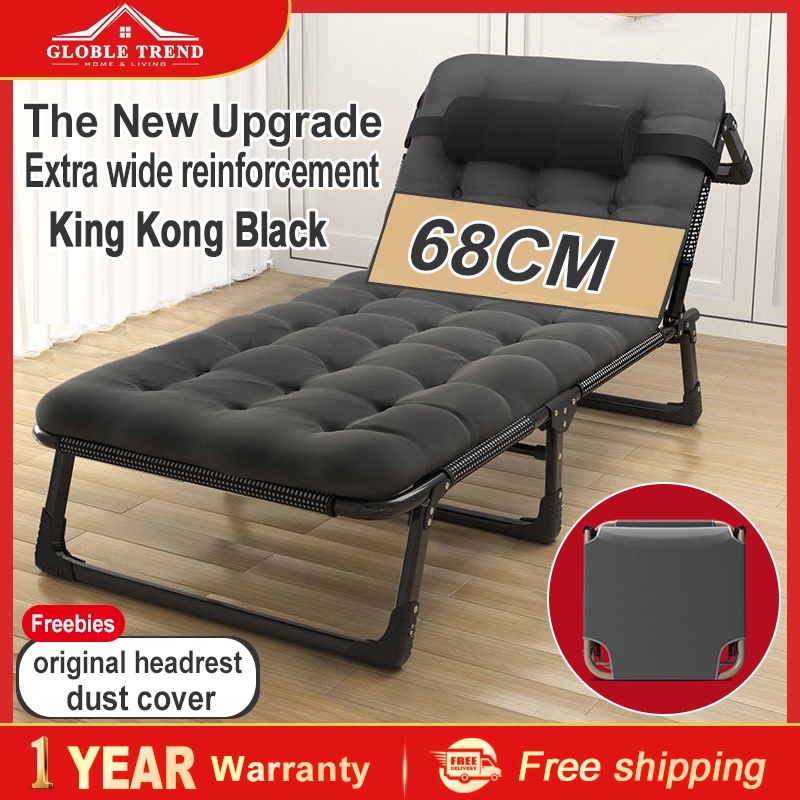 [COD]Folding Bed Portable Office Office Foldable Nap Bed Single