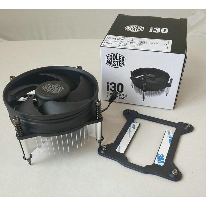 Cooler Master i30 CPU Cooler Boxed Ultra-Thin Body 92mm Adapts To Small ...