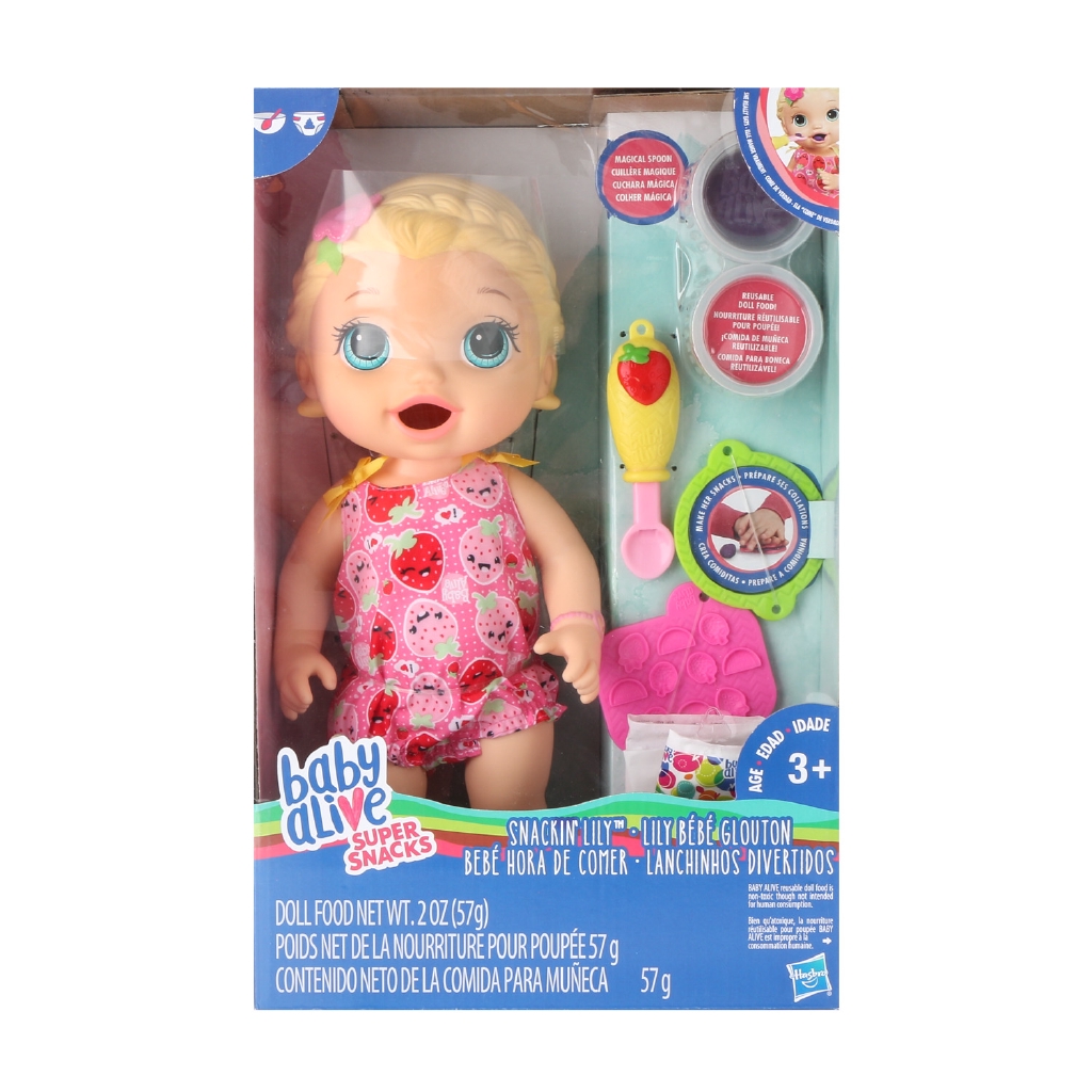 baby alive doll snackin lily