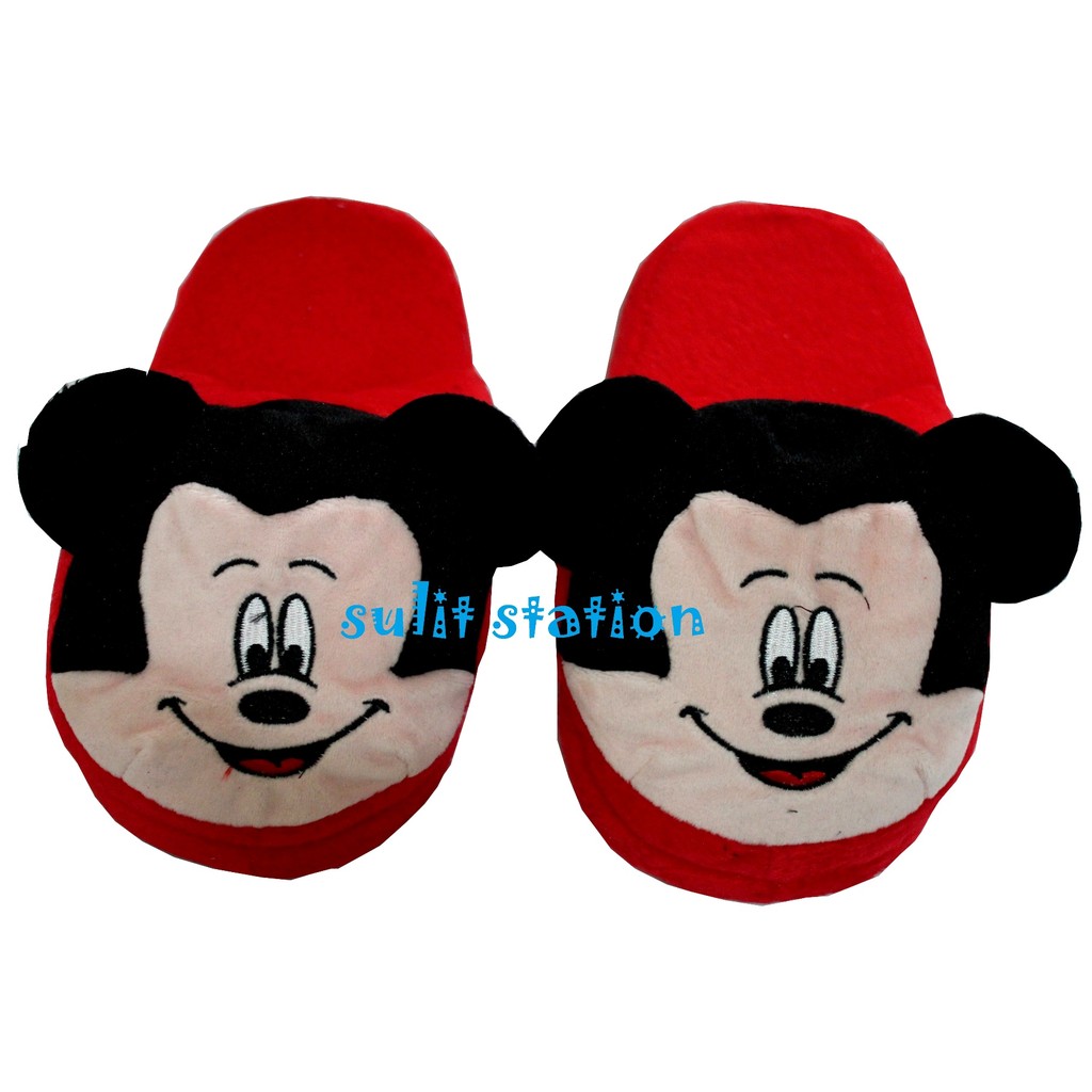 mickey mouse house slippers for adults