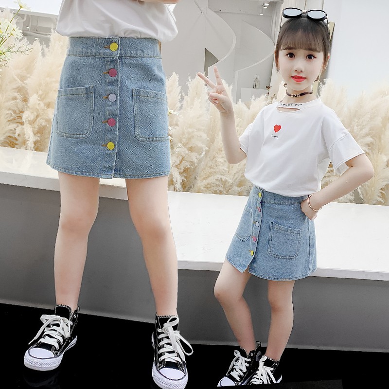 children's denim skirts