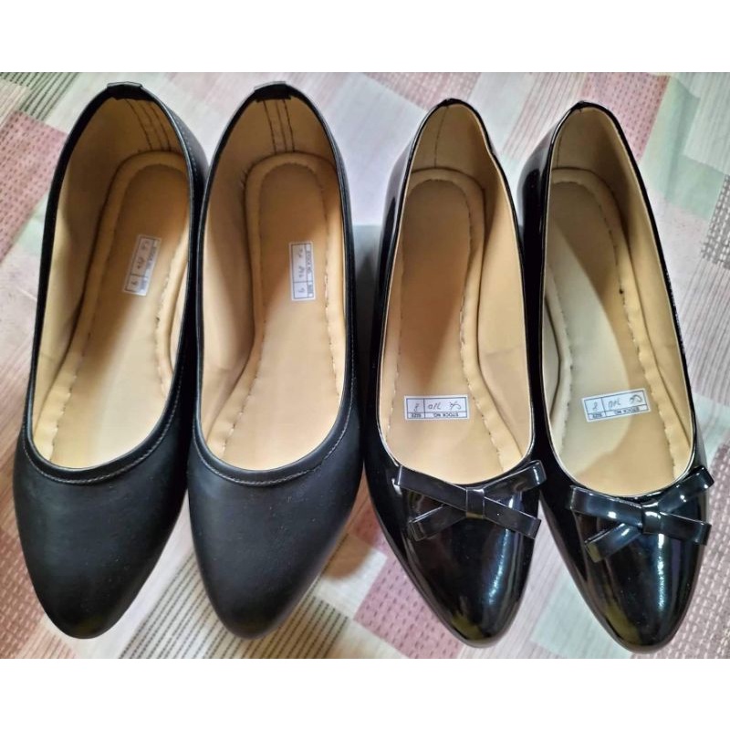 Black Shoes Ladies Pure Tahi Marikina Made. 