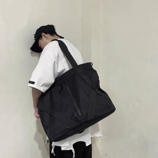 On Sale Nylon Waterproof Big Capacity Boys Ulzzang Korean Fashion Men Tote Bag Shoulder Bag  for Men Birthday Gift