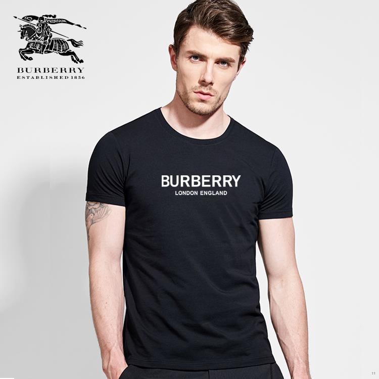 ✑☒Burberry Short Sleeve Classic Logo Print T-Shirt Men's Sweatshirt |  Shopee Philippines