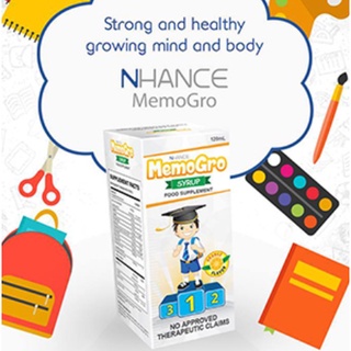 MEMOGRO NHANCE Food Supplement for Kids (AUTHENTIC) Pampatangkad, Pampatalas ng Isip, Pampagana