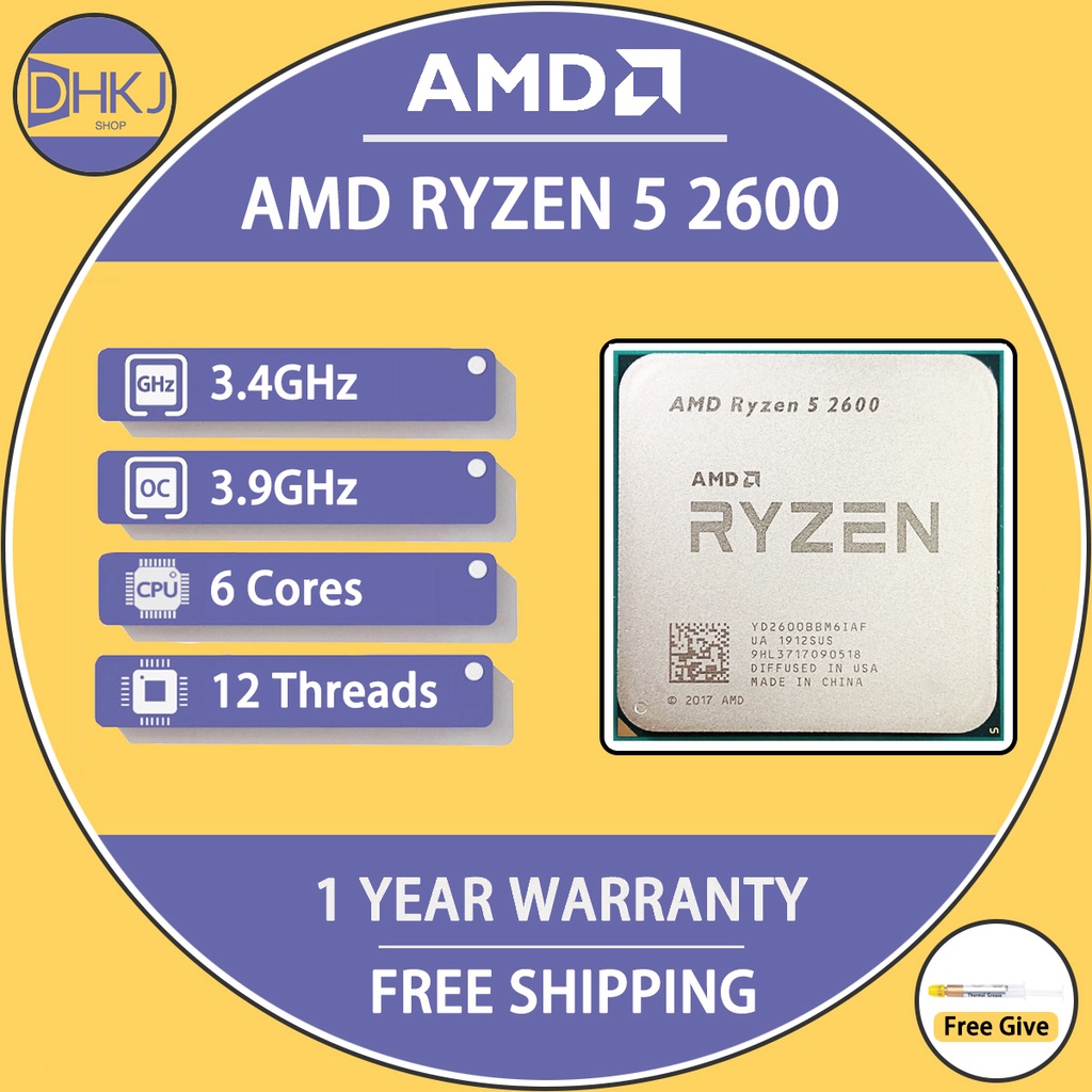 Shop ryzen 2600 for Sale on Shopee Philippines