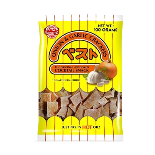 Besuto Cracker Onion & Garlic 100g x 6 | Shopee Philippines