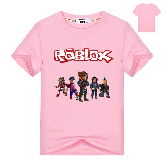 Roblox Girls Short Sleeve T Shirt Cartoon Summer Clothing Shopee