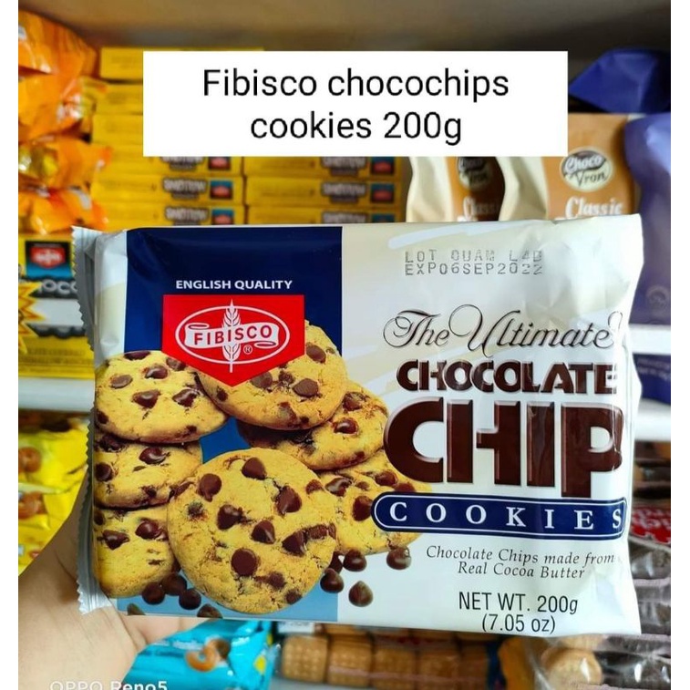 fibisco choco chips cookies 200g | Shopee Philippines