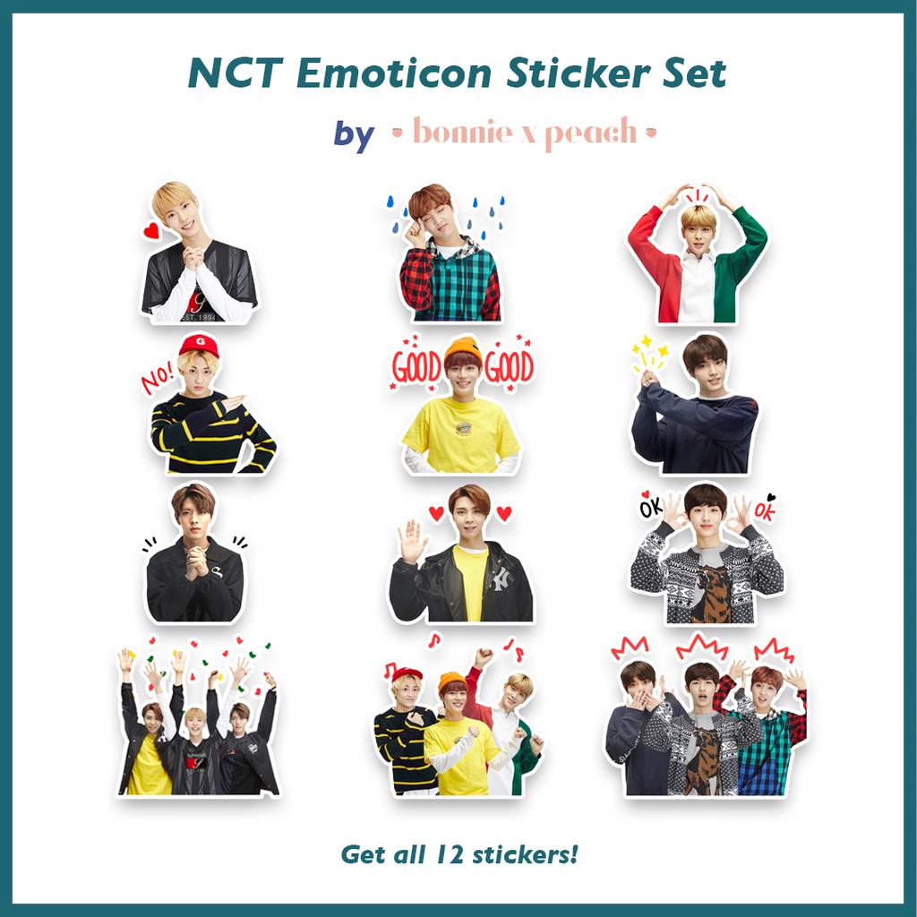 nct 127 emoticon sticker set shopee philippines