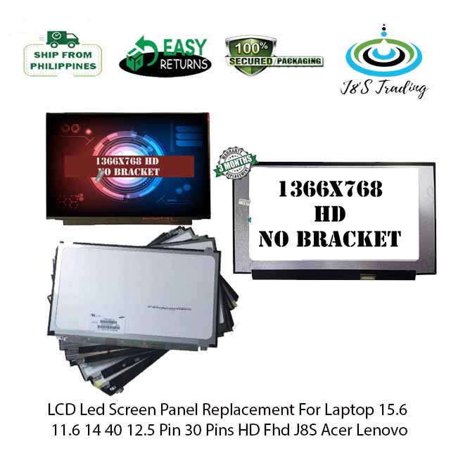 LP156WHU FRU 5D10K81458 New Replacement LCD Screen for Laptop LED HD G1 TP 