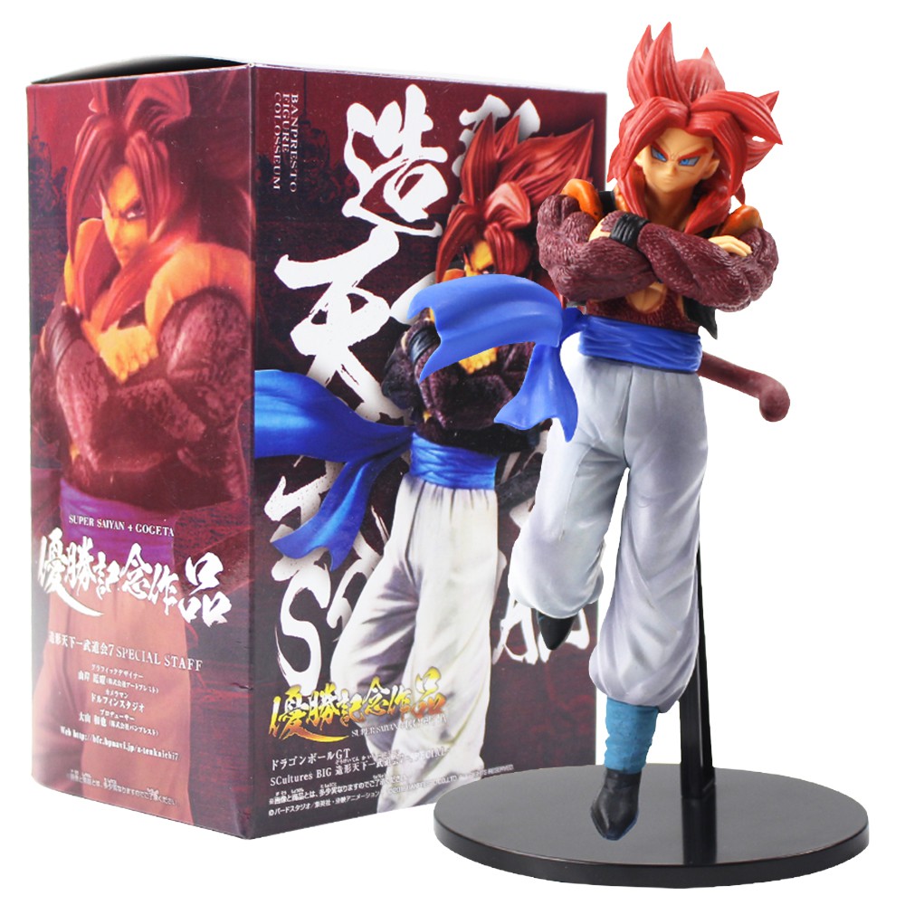 Toys Hobbies Tv Movie Character Toys Dragon Ball Z Gt Super Saiyan 4 Goku Gogeta Super Broli Vegeta Figure Anime Toys