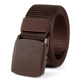 Mens Belt canvas belt with plastic buckle #4