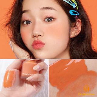 shiny blush makeup