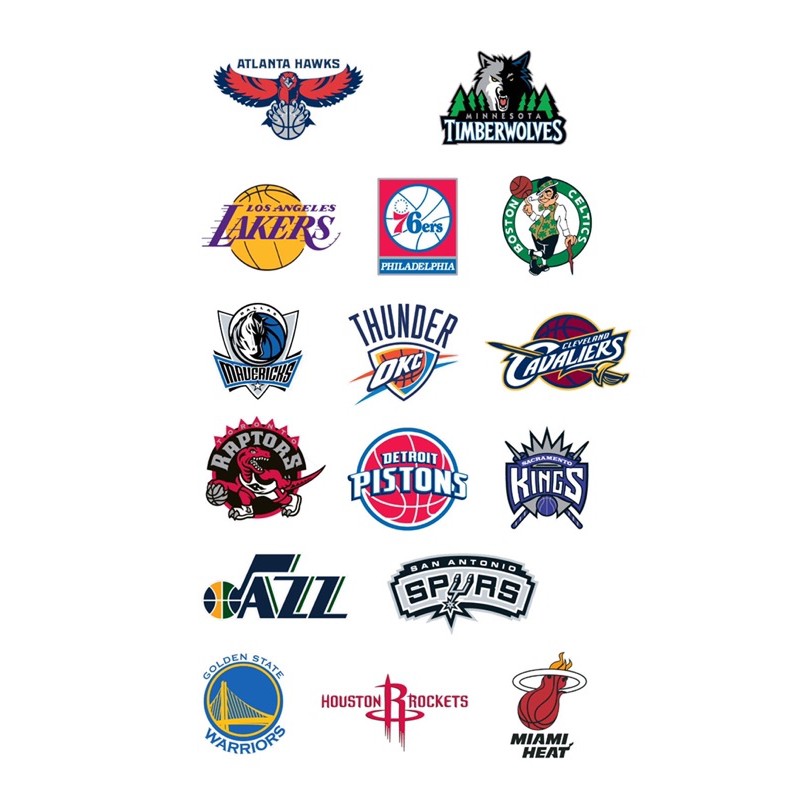 Nba Team Logo Sticker Pack Shopee Philippines