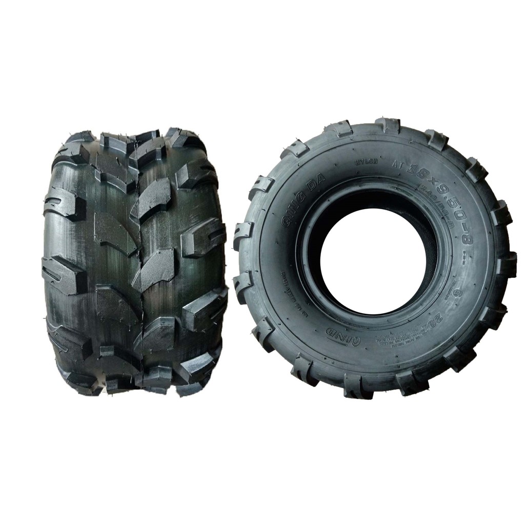 Qing Da / Junkai 18x9.50-R8 OFF ROAD ATV Tires Set of 2 ( 2Pcs Tires ...