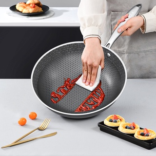 Kaisa Villa non stick frying pan stainless steel frying pan 32cm induction pan wok pan non stick pan