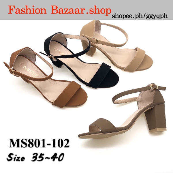 shopee sandals with heels