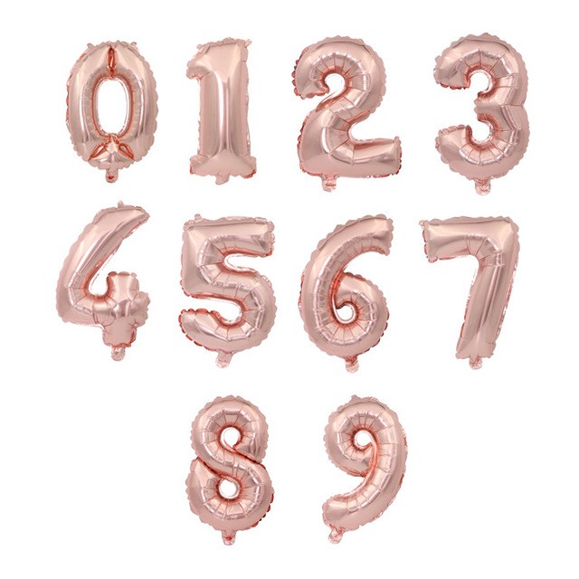 16 inch number balloons Foil balloon 