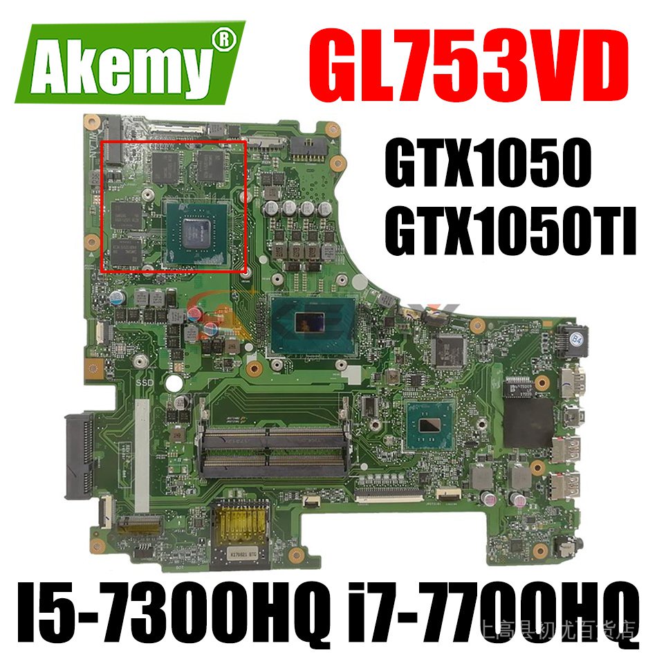 GL753VD Mainboard for ASUS ROG GL753V GL753VE FX73V ZX73VD Laptop ...