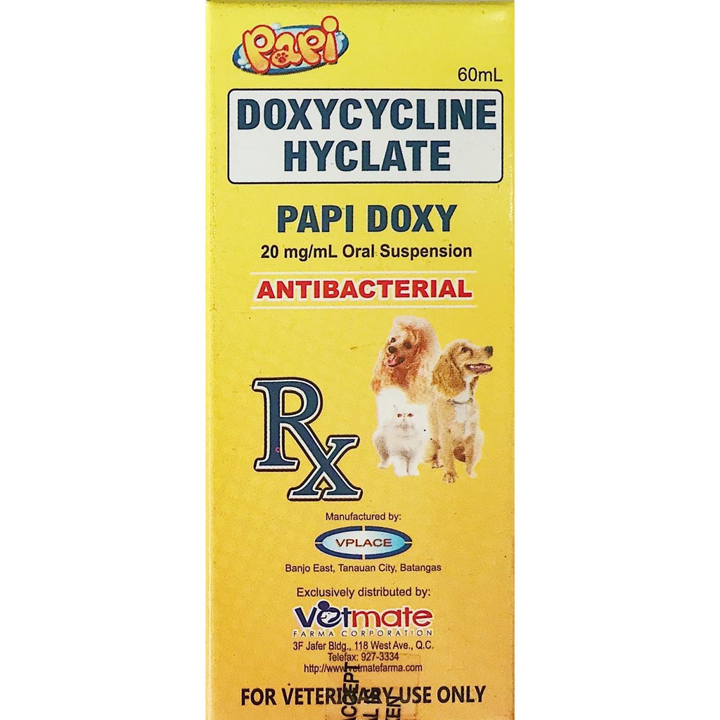 how long should a dog be on doxycycline