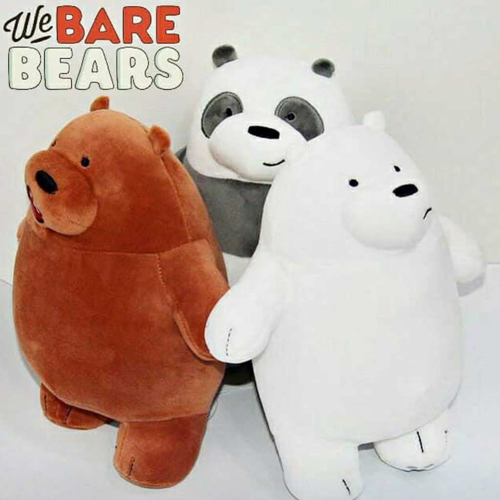 we bare bears teddy bear