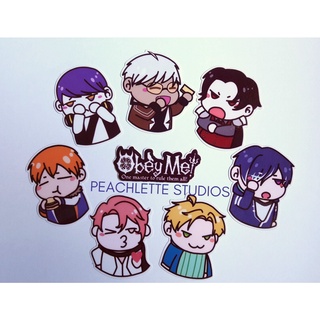 obey me r a d brothers pastel card style glossy sticker shopee philippines
