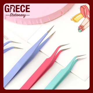 Candy colors Stainless steel tweezer tools for washi tape / stickers / crafts