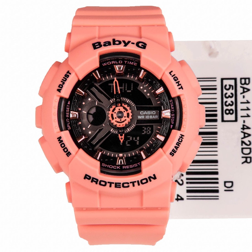 baby g shock peach