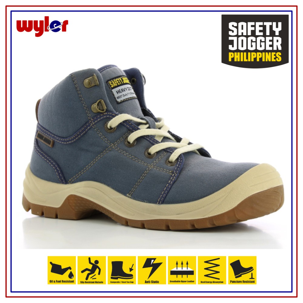 Safety Jogger Desert S1P Hi Cut Safety Shoes Work shoes PPE Safety Boots  Toecap Shoes Work Shoes | Shopee Philippines