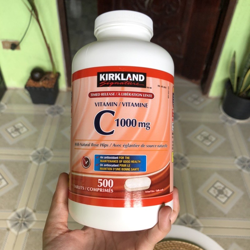 Kirkland Vitamin C 1000mg 500 Tablets Authentic Shopee Philippines