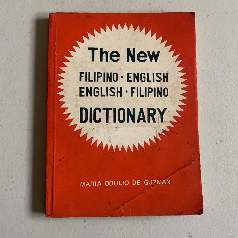 The New Filipino English English Filipino Dictionary Shopee Philippines