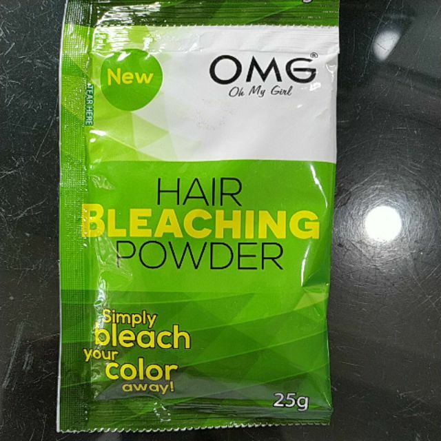 Omg hair bleaching powder 25g | Shopee Philippines