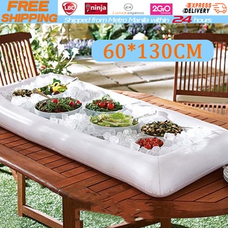 GSE Inflatable Ice Tray Serving Salad Bar Ice Tray Food Drink Containers BBQ Picnic Pool Party #1