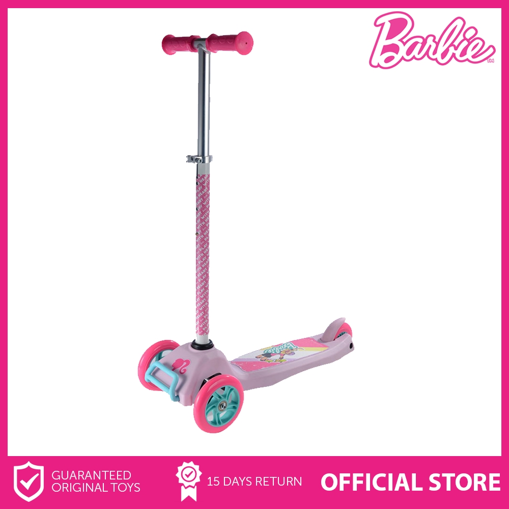 barbie three wheel scooter