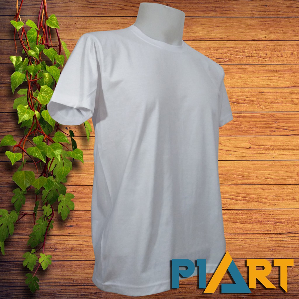 Softex Plain White Shirt Roundneck Shopee Philippines