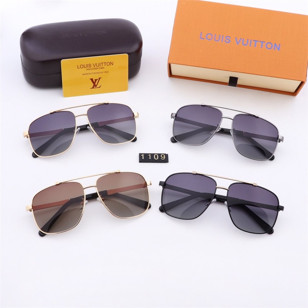 2020 Louis Vuitton&#39;s new men&#39;s fashion hd polarized sunglasses for outdoor travel UV400 ...