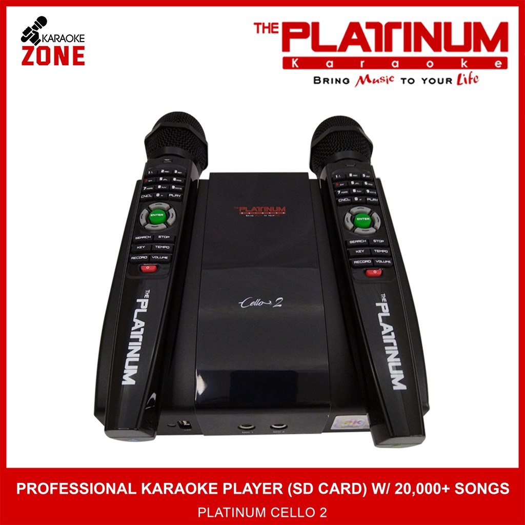 Platinum Karaoke Cello 2 Karaoke Player / Professional Karaoke / SD