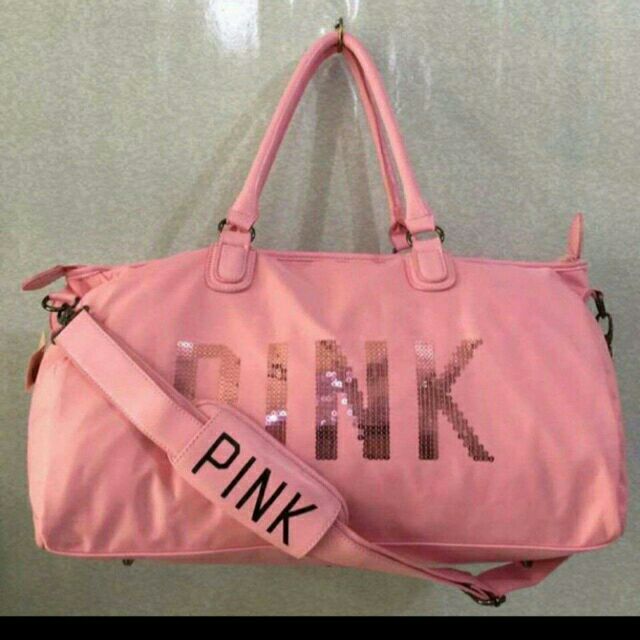 travel bag pink